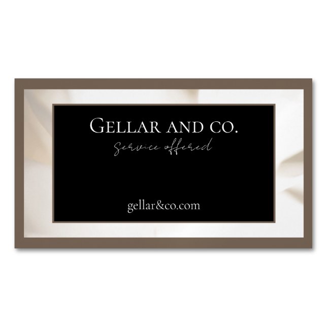 Visitas Magnético Na moda Cartão de visita Magnet (Frente)