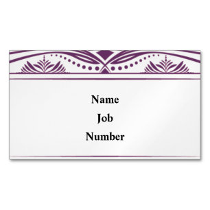 Visitas Magnético Poderoso, Cartão de visita de 3,5" x 2,5"