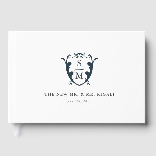 Visitas Marinho de Paixão do Monograma do Livro de Convida (Frente)