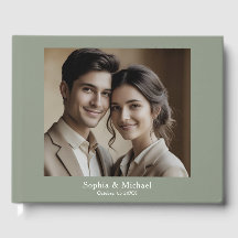 Modelo de Livro de Registro de Convidados de Casam