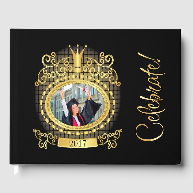 Visitas Monograma convidado, memória, livro de graduação (Frente)