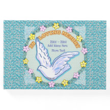 No livro de hóspedes do Loving Memory Memorial