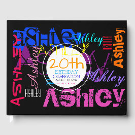 Visitas Nome Repetitivo 6 Letras 20 Aniversário Livro de C