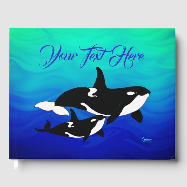 Visitas Orcas - Livro de Convidados (Frente)