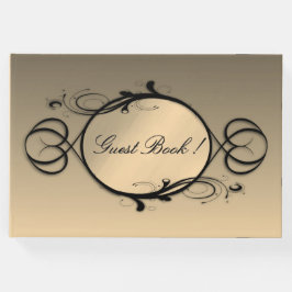 Visitas Ouro Mirror Fantasy Livro de Convidados