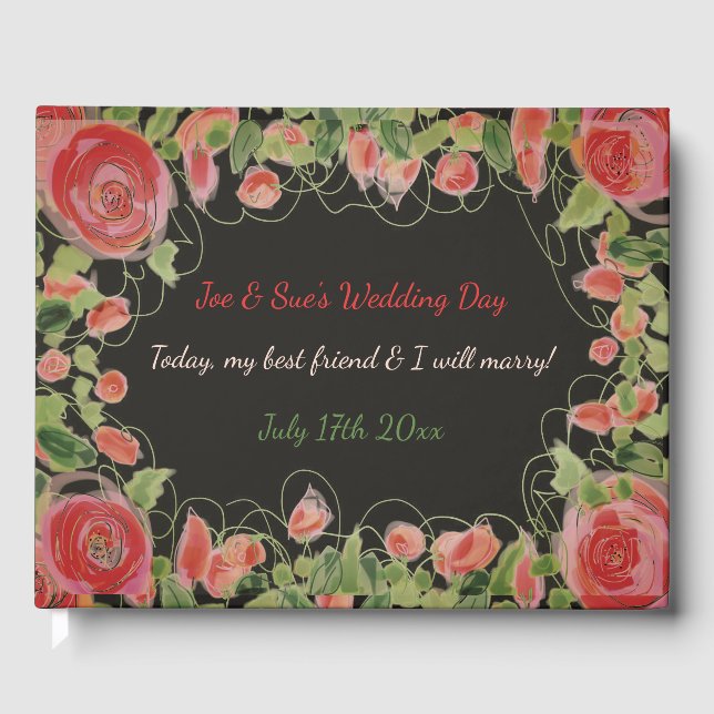 Visitas Um Livro De Casamento Vitoriano De Estilos (Frente)