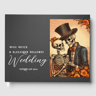 Visitas Vintage Skeleton - Gótico Foto do Livro de Convida