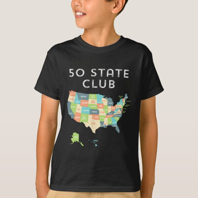 Visite a Camisa dos 50 Estados (Frente)