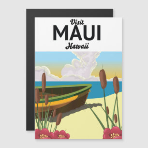 Visite Maui Hawaii poster de turismo