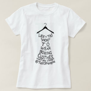 Visite Meu Armário Camiseta Branca Feminina