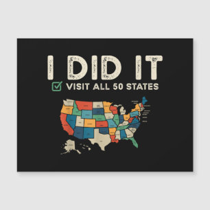 Visitou todos os 50 Estados Unidos - Viagem do map