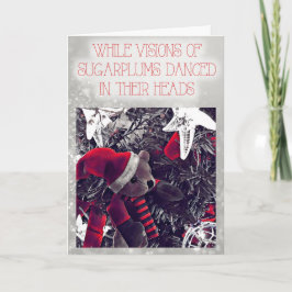 Visões do cartão do urso de ursinho dos Sugarplums