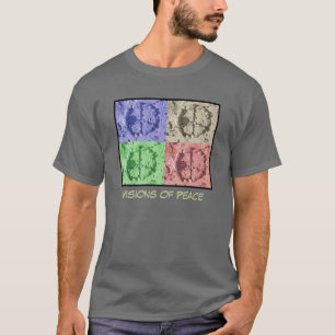 Visões do t-shirt da paz