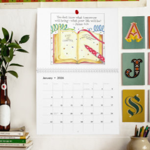 Visões e Versões Calendário Inspiracional