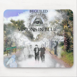 Visões em Mousepad azul