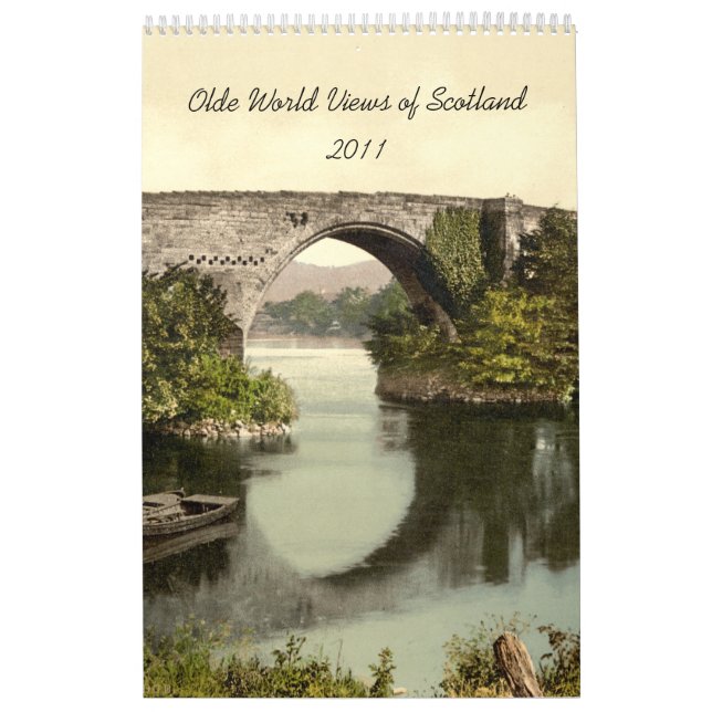 Visões mundiais de Olde do calendário de Scotland  (Capa)