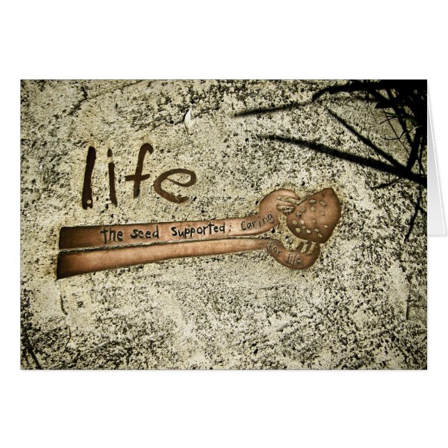 Visões viagem | Cartão das Palavras Sabedoras (Frente Horizontal)