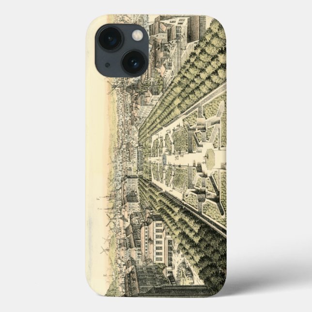 Vista aérea do Jardim Formal por Eric Dahlbergh (Verso)