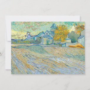 Vista da Igreja das Ruas.   Vincent van Gogh
