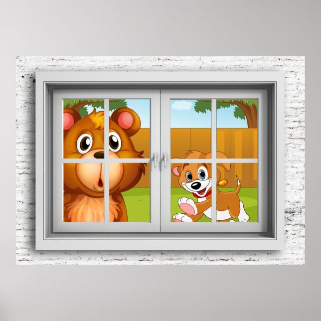 Vista da Janela Poster (Frente)