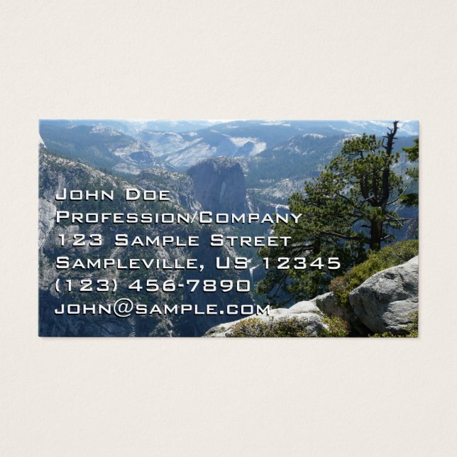 Vista da Montanha Yosemite no Parque Nacional de Y (Frente)