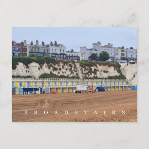 vista de Broadstairs do cartão postal da praia