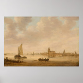 Vista de Dordrecht - Jan van Goyen Fine Art Poster