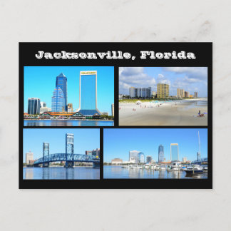 Vista de Jacksonville. Cartão postal da Flórida