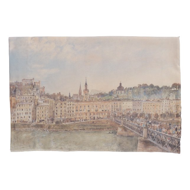 Vista de Salzburgo (por Rudolf von Alt) (Frente)