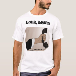 Vista de T-shirt Revolução do Cheio de escuta na p