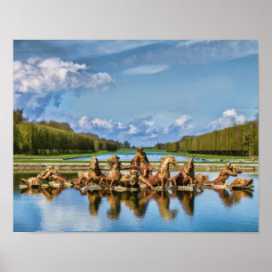 Vista de Versailles, França, Impressão