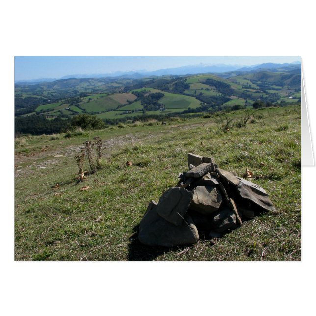 Vista do cartão de Pyrenees (Frente Horizontal)