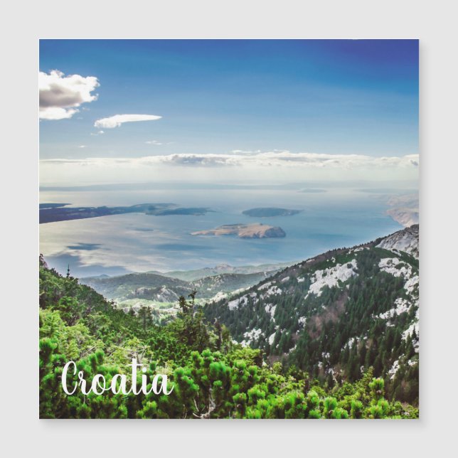 Vista do mar das montanhas (Frente)