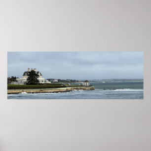 Vista do Oceano com Poster de Casa