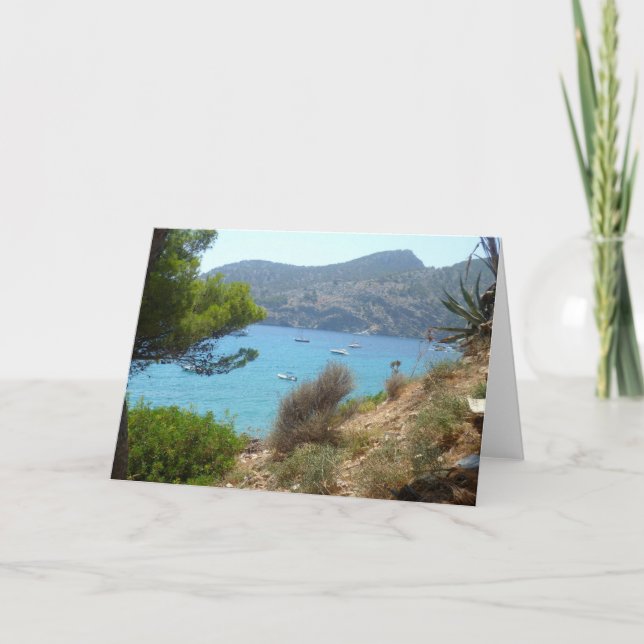 Vista marítima - cartão (Frente)
