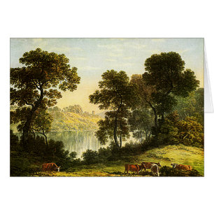 Vista no Norte do País de Gales - Cartão de Pintur