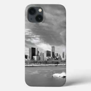 Vista panorâmica da skyline de Chicago no inverno