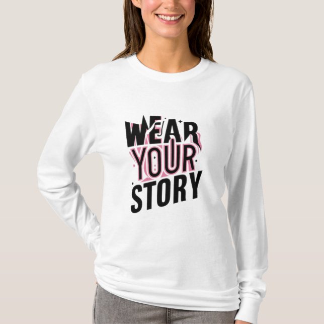 Vista sua história: T-Shirts personalizáveis única (Frente)