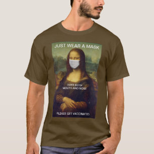 VISTA Uma Camisa MÁSCARA Mona Lisa