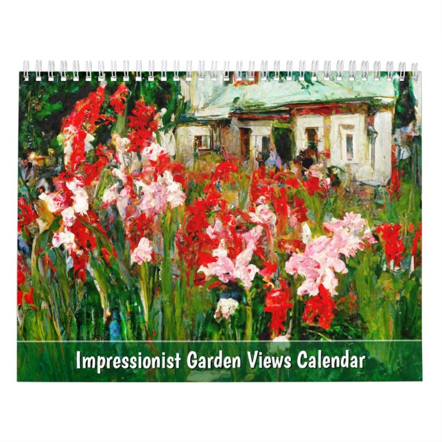 Vistas de Jardim Impressionistas – Calendário (Capa)
