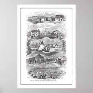 Vistas do poster 1859 de Denver