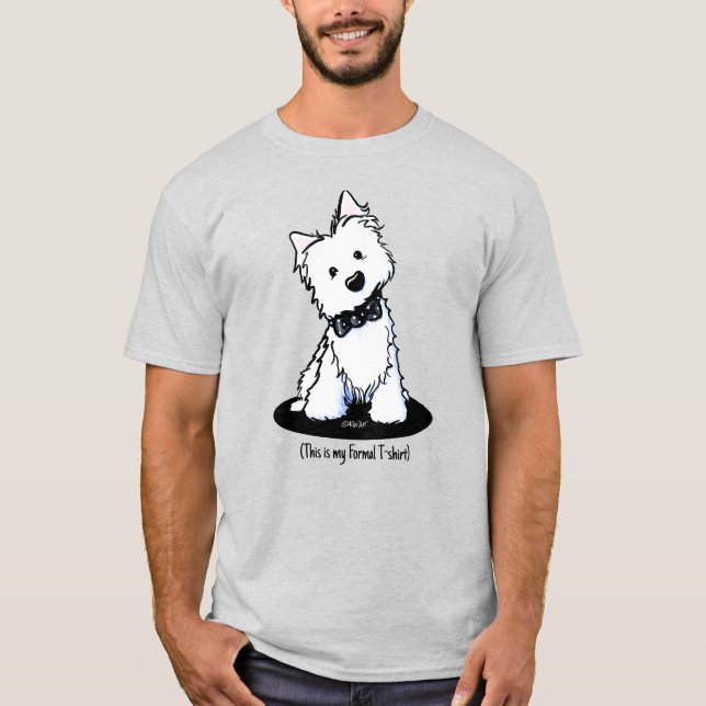Visto Formal KiniArt Westie T-Shirt (Frente)