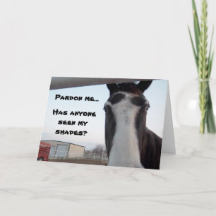 Visto minhas máscaras? Cartão de aniversário