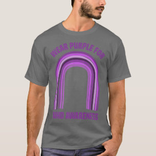 Visto Roxo para Camisa de Sensibilização ADHD Prem