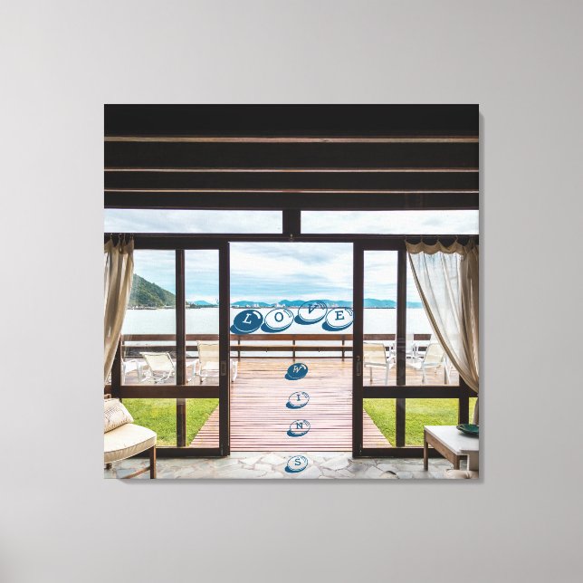 Visualização da janela Frase positiva Impressão de (Frente)