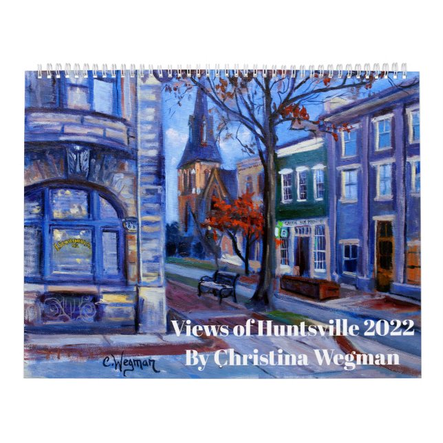 Visualizações de 2022 do Calendário de Huntsville (Capa)