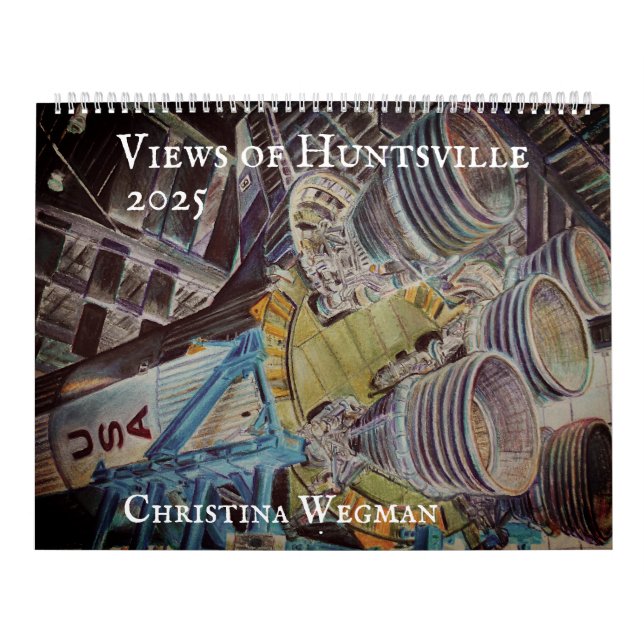 Visualizações de 2025 do Calendário de Huntsville (Capa)