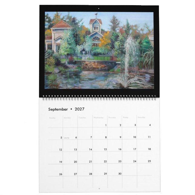 Visualizações de 2026 do Calendário de Huntsville (Set 2027)