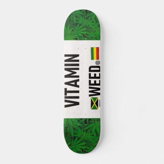 VITAMINA  ERVA  OFICIAL Skateboard (Frente)