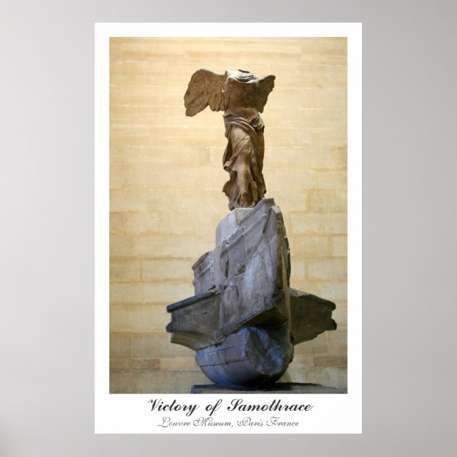 Vitória de Samothrace Poster (Frente)